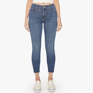 MOTHER Blue Ankle & Cropped Jeans